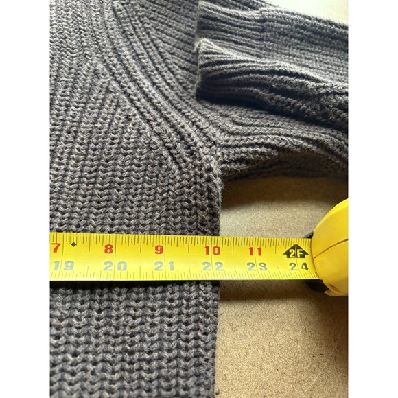 EDDIE BAUER Henley Sweater Mens M Brown Knit Pullover - Picture 10 of 11